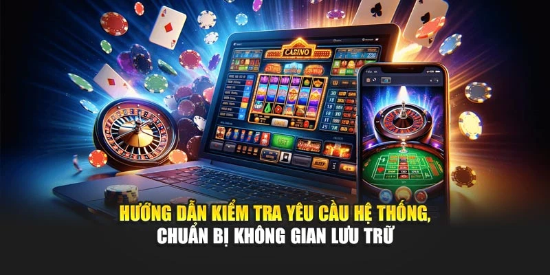 Hướng dẫn kiểm tra yêu cầu hệ thống, chuẩn bị không gian lưu trữ